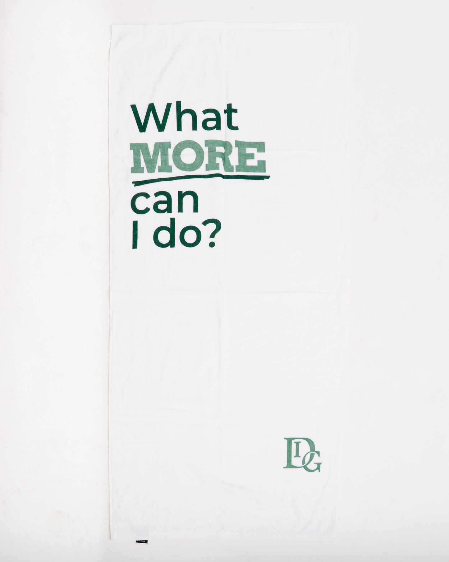"What More Can I Do" Beach Towel (DIG)