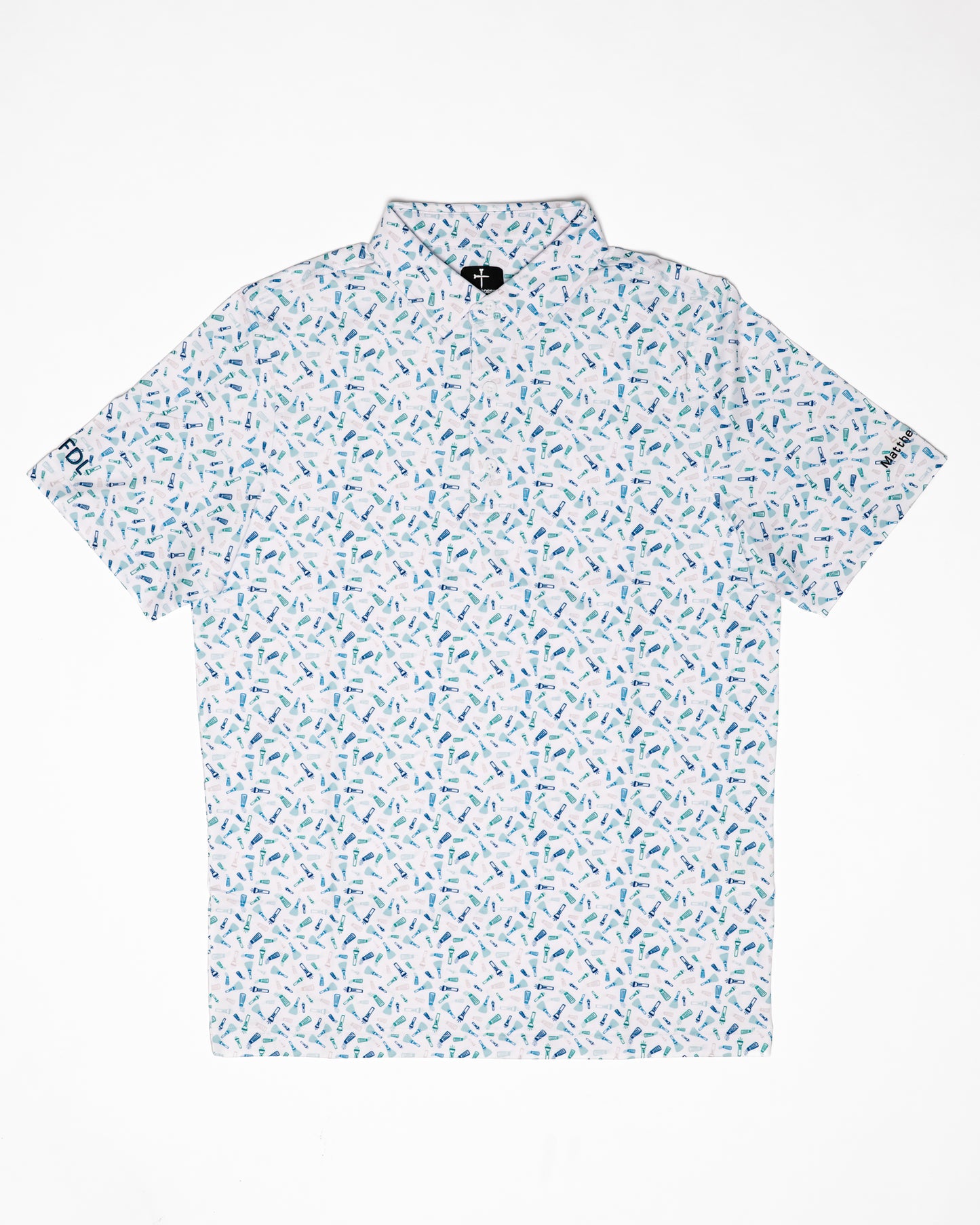 Tees Crossed "Salt & Light" Golf Polo Shirt (FDL)